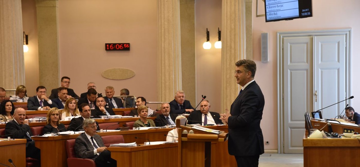 PM Plenkovic: Croatia will not physically accept arbitration ruling